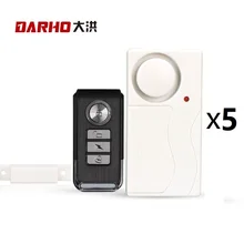 Darho для домашней безопасности, двери, окна, сирена, сигнальный магнитный датчик Предупреждение ющая система, беспроводной пульт дистанционного управления, дверной детектор