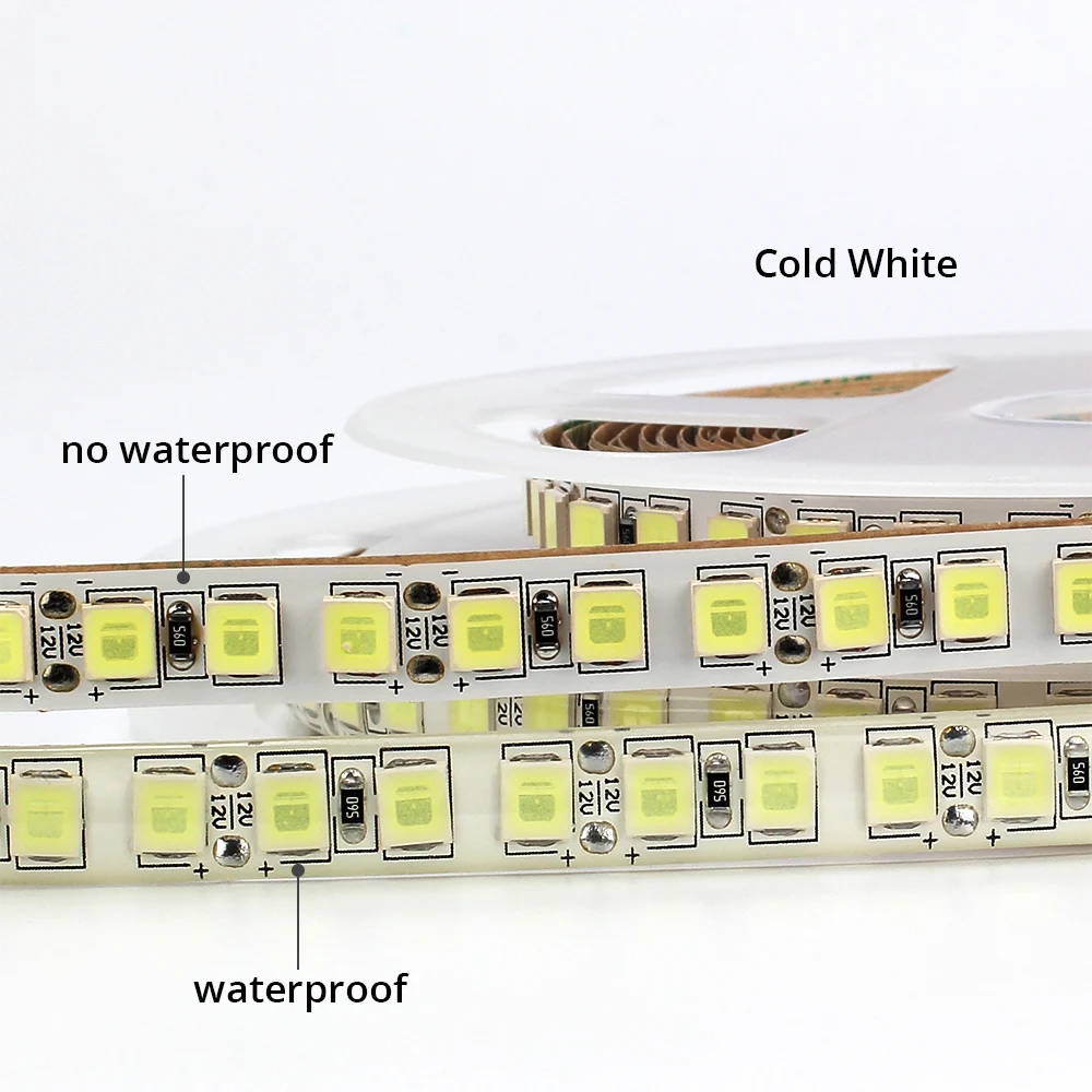 Светодиодные ленты 5054 5 м 120 светодио дный s 12 В гибкий свет высокое Яркость обновлен лучше, чем 5050 теплый белый/холодный белый/голубой лед Водонепроницаемый