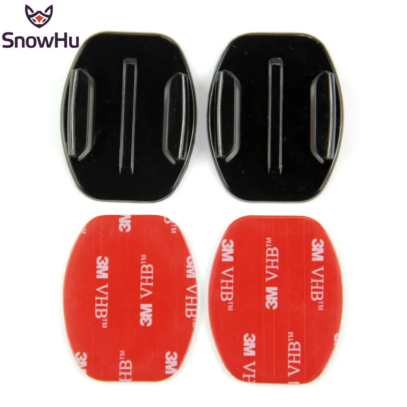 SnowHu аксессуары для спортивной камеры базовое 2X плоское крепление VHB клейкий GoPro