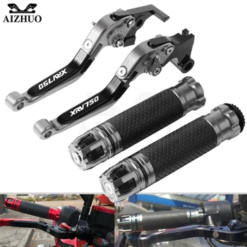 

Motorcycle Brake Clutch Lever Extendable+Handle Grips Handlebar For HONDA XRV750 L-Y AFRICA TWIN 1990-2003 2002 2001 2000 1999