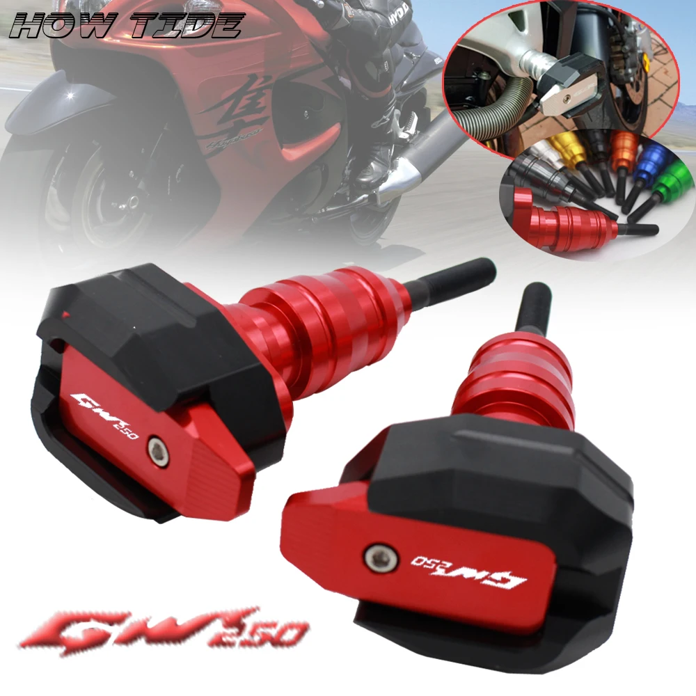 Слайдеры рамы защита от ударов для SUZUKI GW250 Inazuma GW 250 2013-2018 мотоциклетные катушки