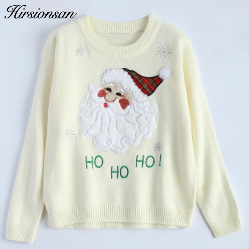 Hirsionsan Winter Christmas Sweater Women 2017 New Knitted Women ...
