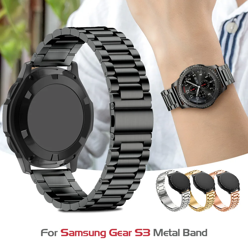 

BUMVOR stainless steeel Watchband for Samsung gear s3 s2 wrist Smart Watch Band Link Strap Bracelet Links Watchband for iWatch