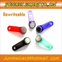 100 шт. ТМ Перезаписываемый RFID Touch Memory ключ RW1990 iButton копию карты сауна ключевые теги llaveros llavero стикер маркер