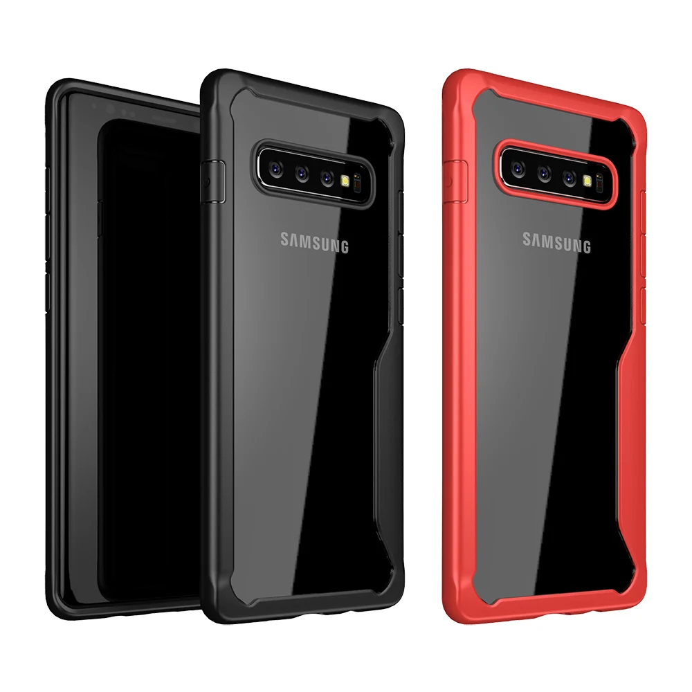 Case For Samsung S10+ S10 S10E Plus TPU Bumper Airbag Transparent Shockproof Fitted Cover Funda Soft Protective Phone |