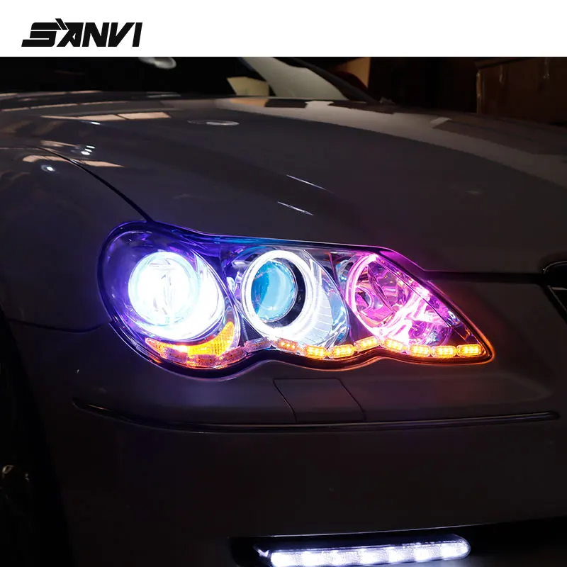 Фары SANVI для Toyota Mark X с линзой проектора Q5 фары головного света в стиле BMW