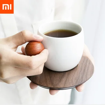 

Xiaomi Mijia Planet Coffee Cup Exquisite Ceramic Porcelain Wooden Cup with Cup Mat Holder 2 Pcs lot/4 Pcs lot for Drink Cafe
