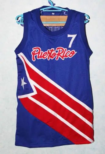 

CARLOS ARROYO #7 TEAM PUERTO RICO throwback mens basketball jersey Embroidery Stitched Customize any name and number