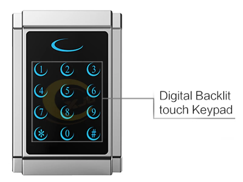 XJQ 2000 пользователей RFID металлический корпус, антивандальная цифровая сенсорная клавиатура с подсветкой многофункциональная Изолированная дверь контроллер доступа