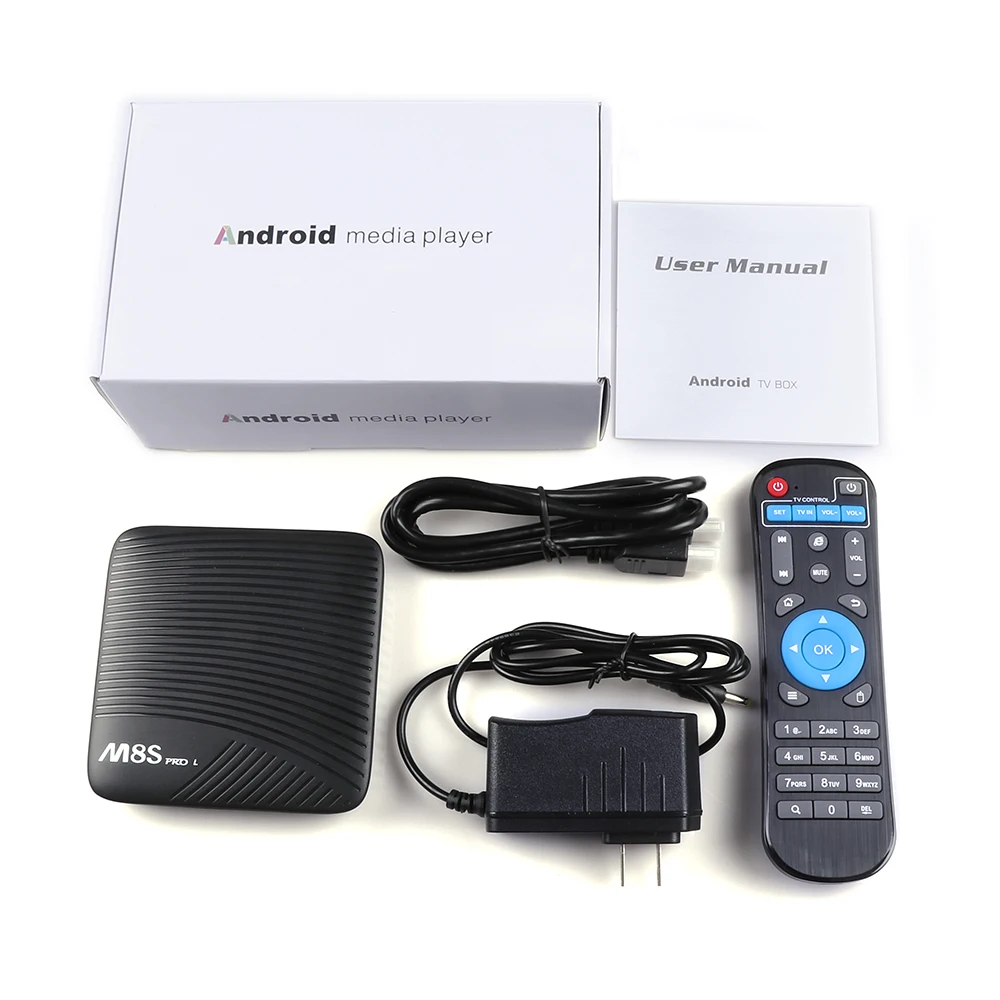 Mecool 3G RAM 16G ROM M8S PRO L TV Box Amlogic S912 Octa Core 32ROM 4K HD BT Android 7,1 Голосовое управление Smart TV Box медиаплеер