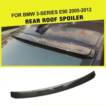 Авто-Стайлинг углеродного волокна автомобиля задний спойлер на крыше окна губы крыло для BMW 3 серии E90 2005-2008