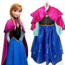 Разноцветное популярное детское платье принцессы Эльзы и Анны для девочек; вечерние платья для младенцев; платья для маленьких детей на заказ