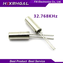 20pcs 2*6 32.768KHz Error 20ppm 32.768K 12.5pF Cylinder quartz resonator new