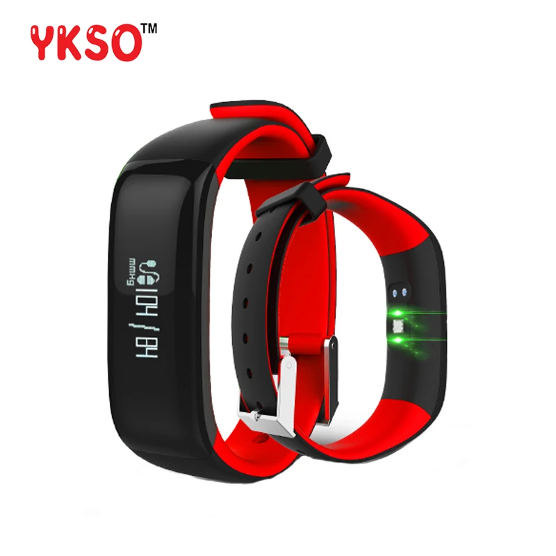 

YKSO Smart Bracelet Fitness Watches Blood Pressure Monitor Fitness Bracelet Pulsometer Smart Band Heart Rate Smartband For xiomi