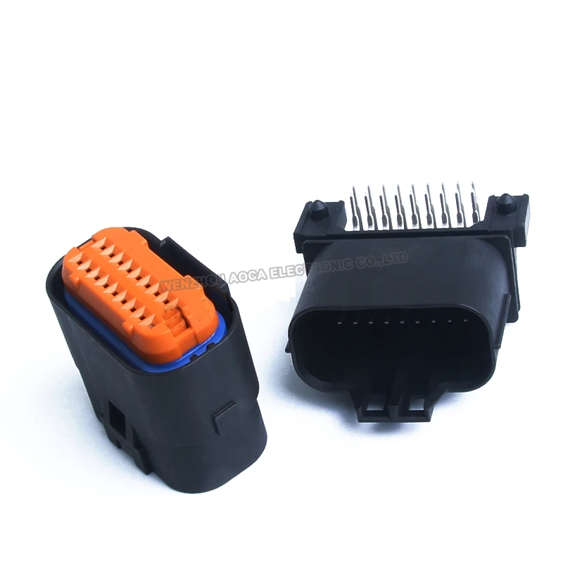 

1SET DJ7181A-1-21male Connector cable Terminal plug connectors jacket auto Plug socket 18 pin female Connector automotive rubber