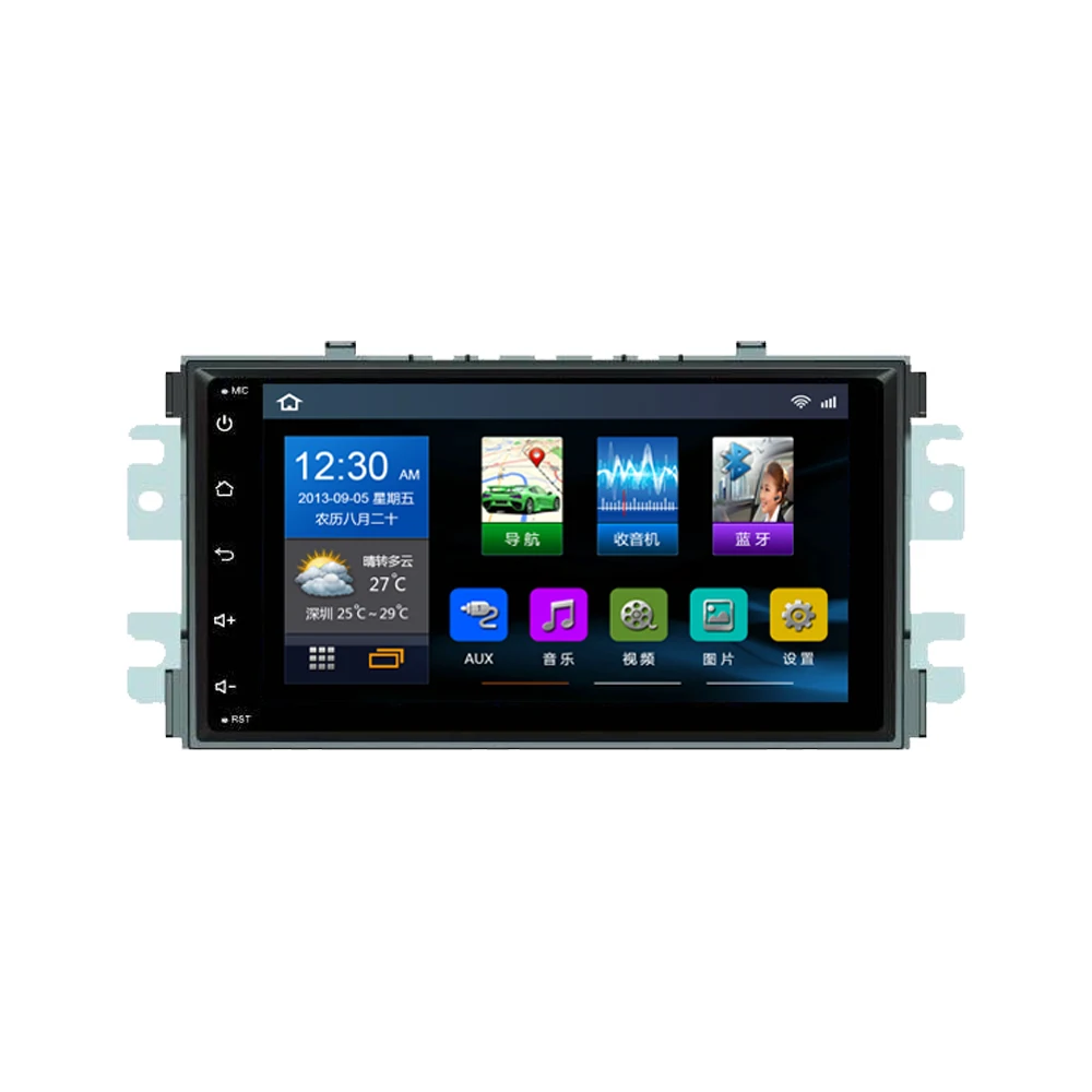 

Quad Core 1024*600 Android 6.0 Car DVD GPS Navigation Player Deckless Car Stereo for KIA Soul 2009 2010 Headunit Radio Wifi 3G