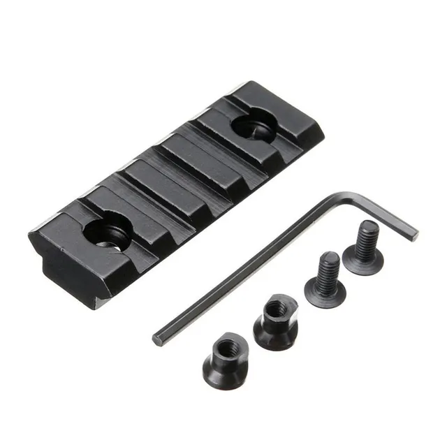 US $2.06 Tactical Hunting 2 inch 5 Slot Rail Picatinny Weaver Rail Handguard Scope Mount Rifle Airsoft Scope