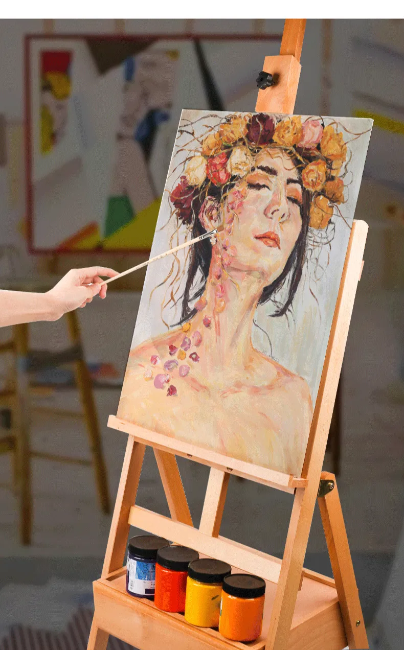 Pintura A Óleo do Artista Cavalete de Arte Suprimentos