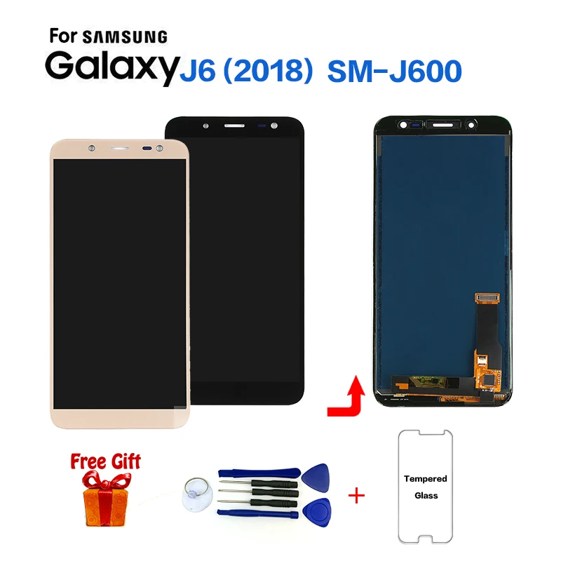 

TFT For Samsung Galaxy J6 2018 J600 J600F J600FN Display lcd Screen replacement for Samsung On6 J600G lcd display screen module