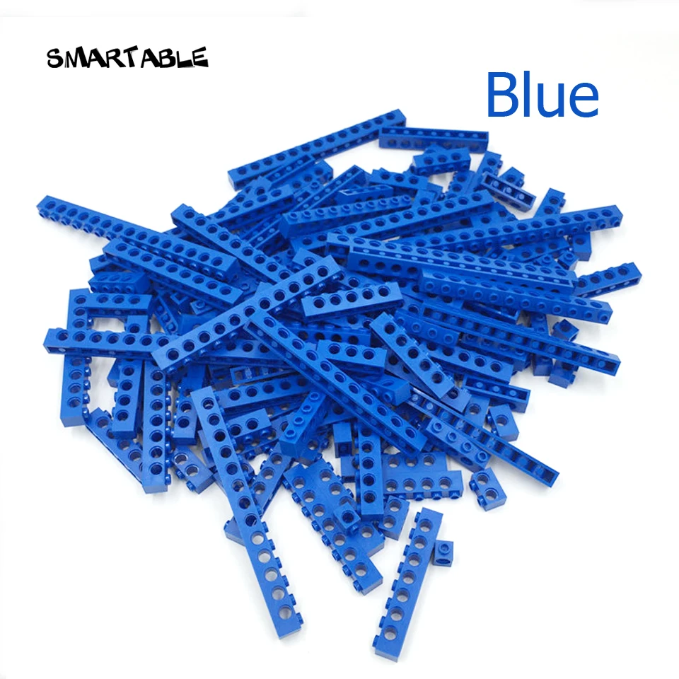 Smartable Technic кирпичи с отверстиями 10 размеров 5 цветов смешанные строительные блоки