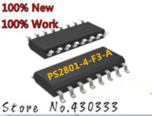 20 шт PS2801-4-F3-A PS2801 лапками углублением SOP-16