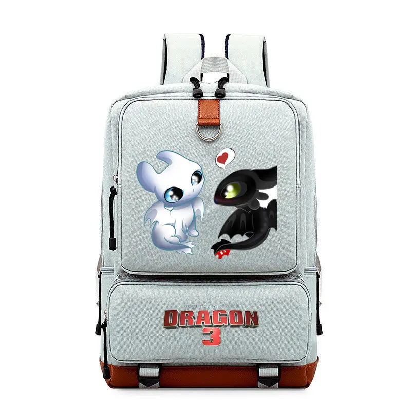 Как приручить дракона 3 Рюкзак Mochila Pringting Студент Сумка Дорожная Рюкзак Школьный для ноутбука Bagpack для подростков - Цвет: ii