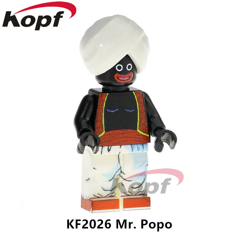 

Building Blocks Single Sale Dragon Ball Z Figures Mr. Popo General Blue Goku Ssj4 Super Heroes Bricks Children Gift Toys KF2026