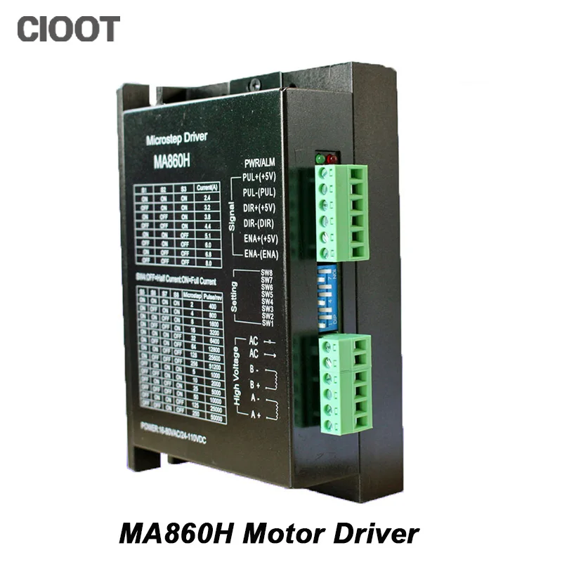 

Leadshine Stepper motor Driver MH8600 DC24-100V Microstep Digital Motor Driver Stepper motor For CNC