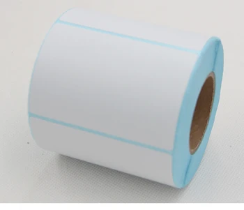 

5 rollsPOS thermal label paper 80x100mmThermal printer Thermal Labels waterproof barcode blank stickers (total 1500 labels)