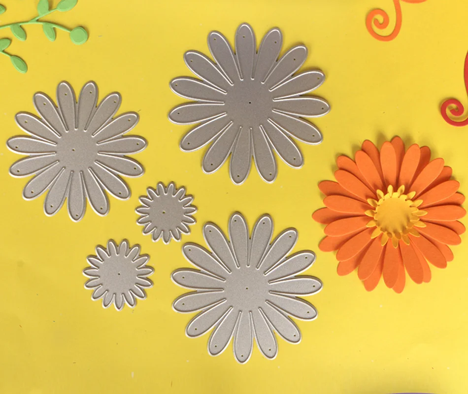 Flower Dies Scrapbooking