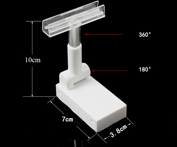 Magnetic Clips Poster Frame Snap Clamp Rail Clip Metal Shelf Table