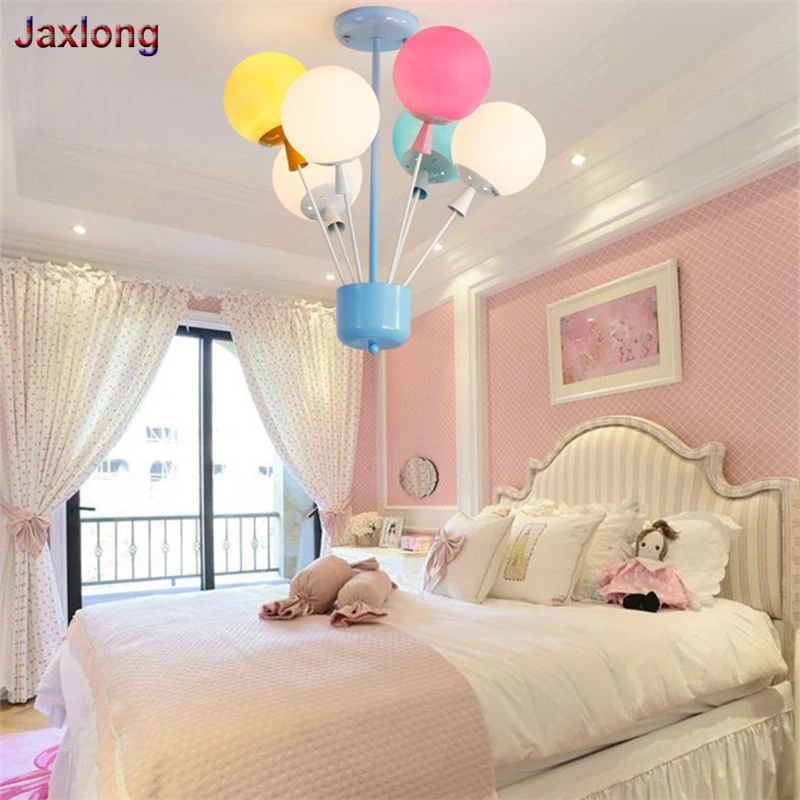 

Jaxlong Morden Colorful Balloon Pendant Light Creative Lighting for Child Bedroom Kid's Bedroom Personality Home Decoration Room