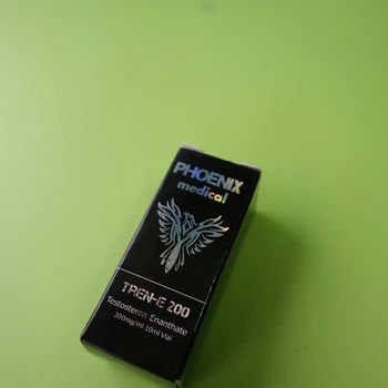 

custom small silver hologram paper 10ml vial box for steriod pharma medicine