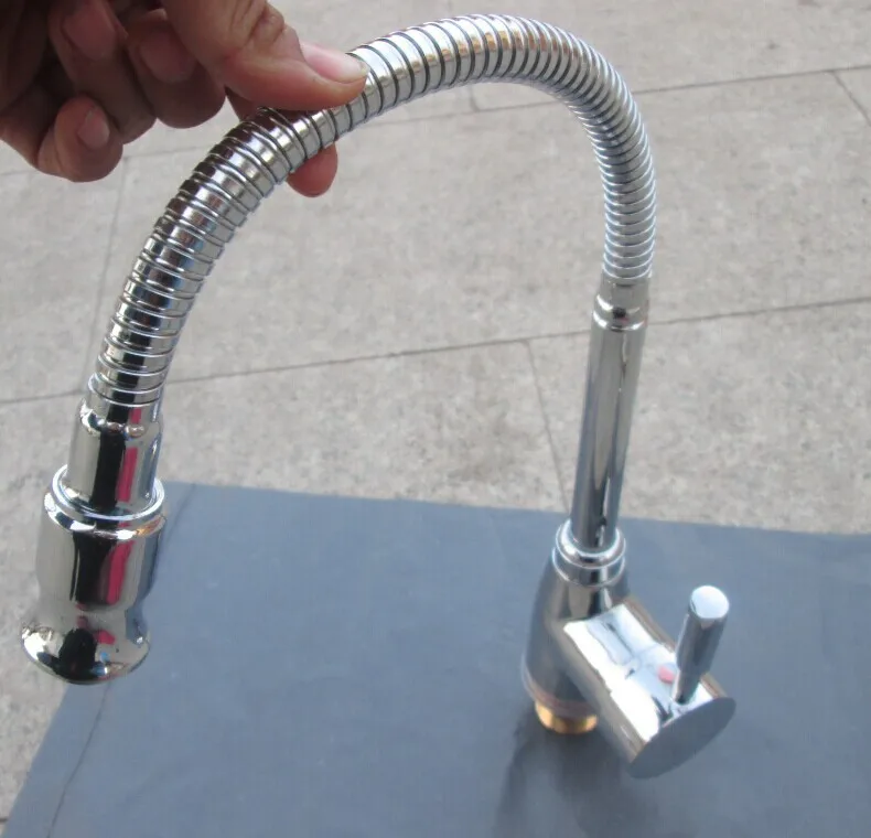 Kitchen Copper Hot And Cold Faucet Stainless Steel Pots Faucet