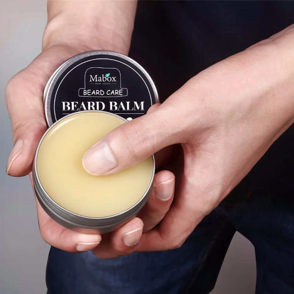 MaboBest Treatment for Sandalwood, Agar and Hoba Oil-Beard Cream, Reinforcement and Moisturization Beard and Beard Wax Man Charm