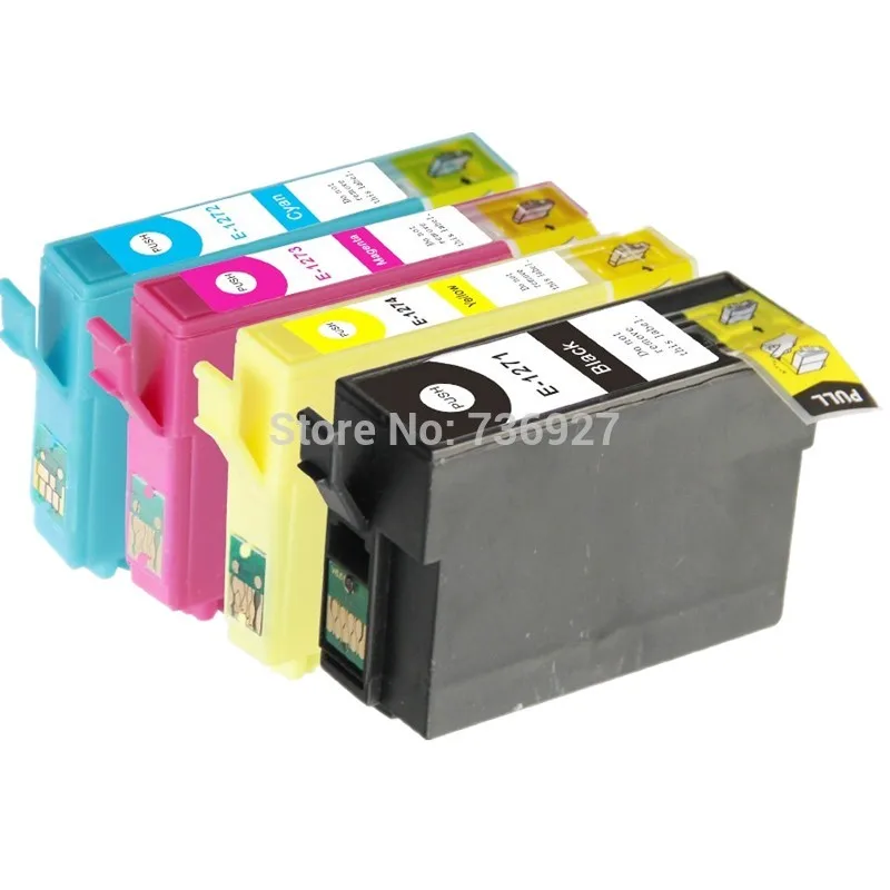 5Sets Compatible ink Cartridge T1271 T1272 T1273 T1274 For Epson WF