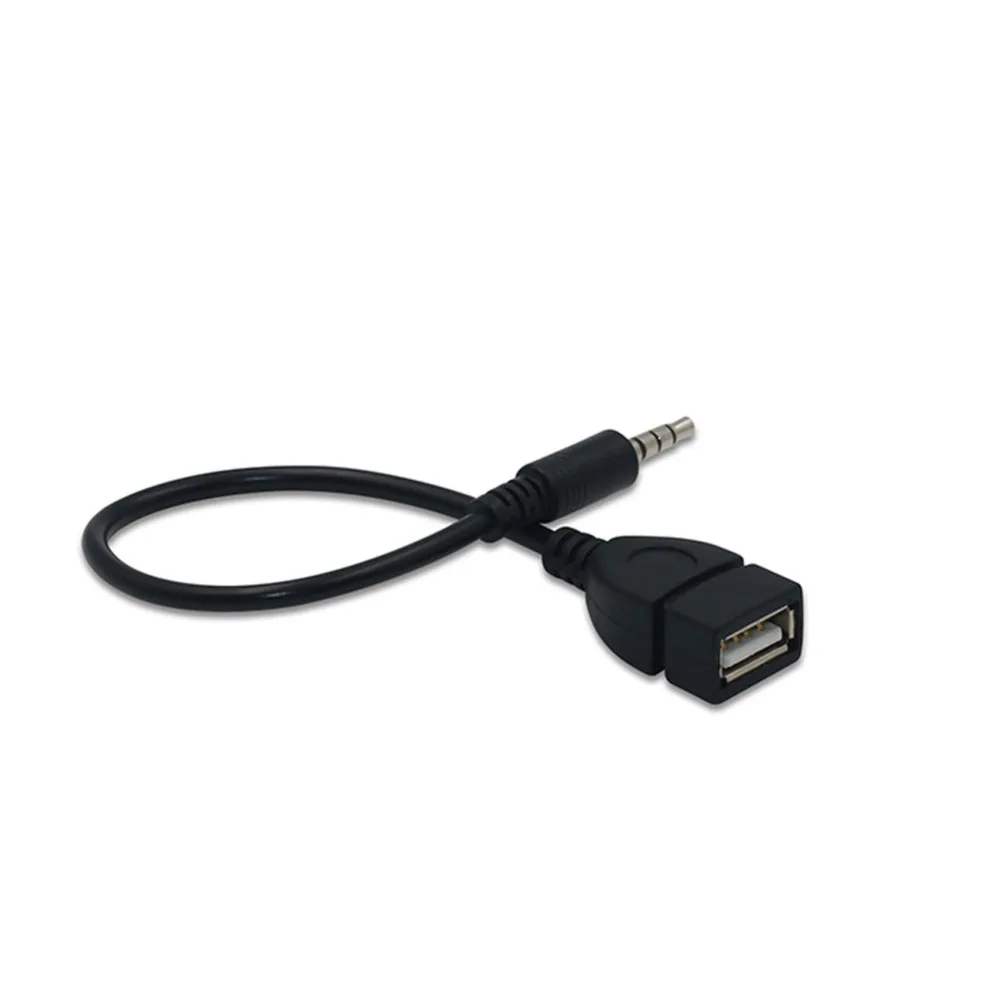 Высокое качество 3 5 мм штекер аудио разъем AUX USB 2 0 Тип Женский Адаптер конвертера