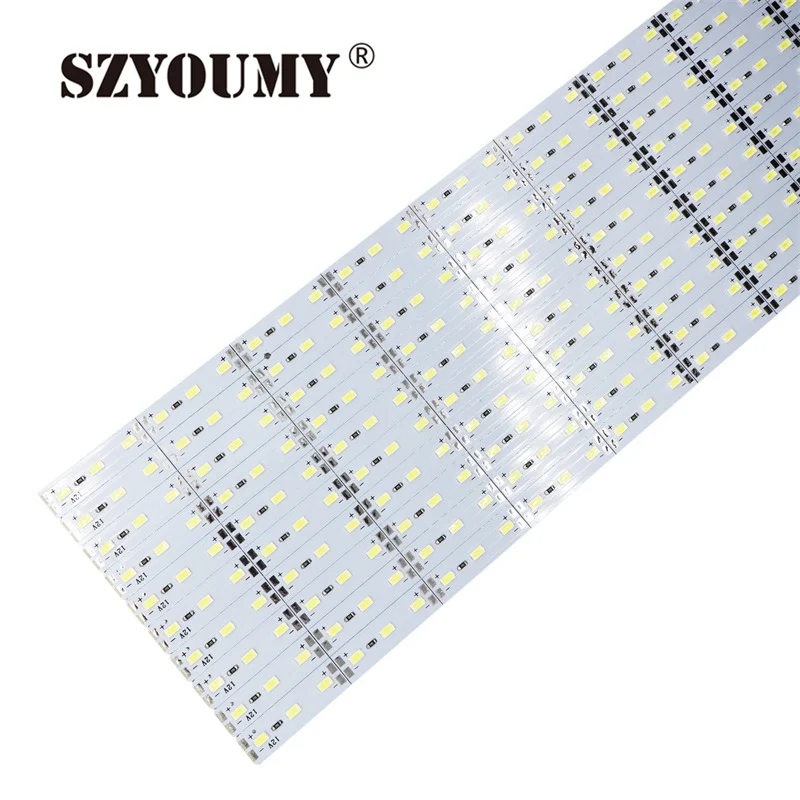 SZYOUMY 5730 светодиодный жесткая полоса высокой яркости DC12V 72 светодиодный s/m Светодиодный светильник для кухни под шкаф витрина 1000 шт./лот