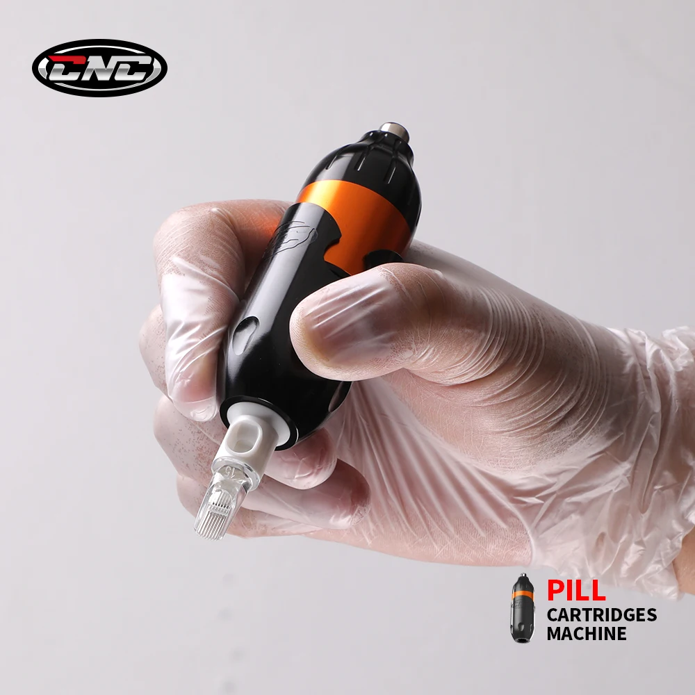 

CNC Tattoo Pen Machine,Rotary Short Pen with German FAULHABER Motor and Aircraft Aluminum Alloy Carved CNC-Q3
