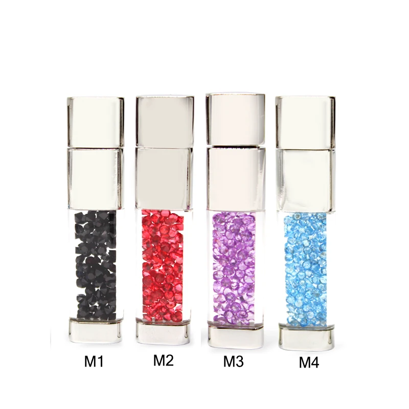 

Fashion Diamond USB Flash Drive 64GB 32GB 16GB 8GB 4GB USB Flash Drive Crystal USB Key Flash Memory Stick Custom Gift