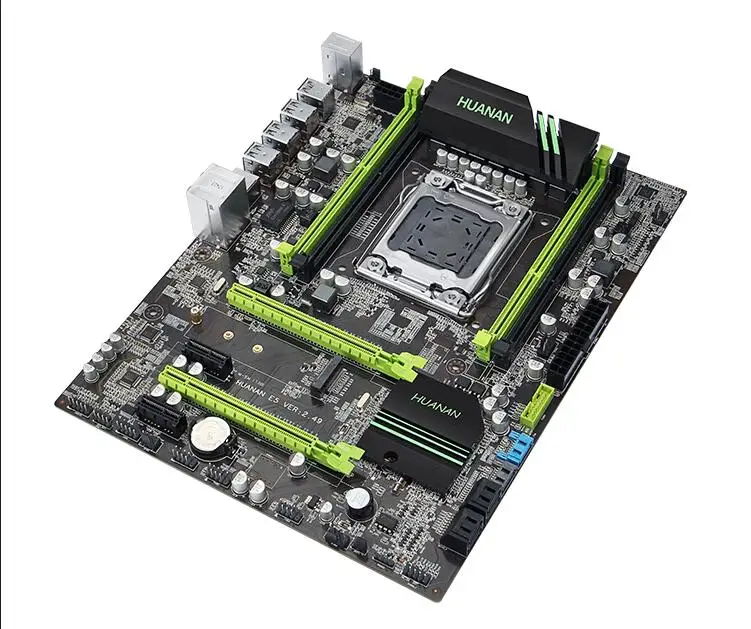 Материнская плата HUANAN X79 ЦП ОЗУ видеокарта комбо 2 49 Плата Xeon E5 2660 C2.RAM 16 ГБ DDR3 RECC.