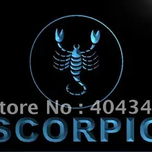 LK454-Скорпион Знак зодиака, астрология бар светодиодный неоновый свет Знак Домашний Декор ремесла
