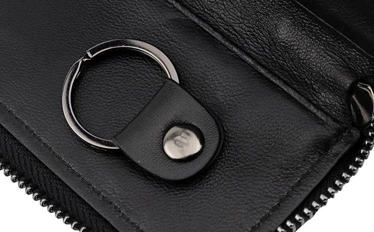 bolsa com zíper carteiras de cartão de