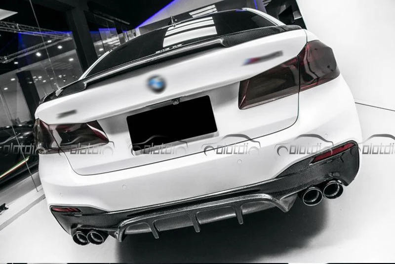 FD стиль автомобиля Стайлинг углеродного волокна задний диффузор бампер губы сплиттер для BMW G30 G31 M-sport посылка M-tech