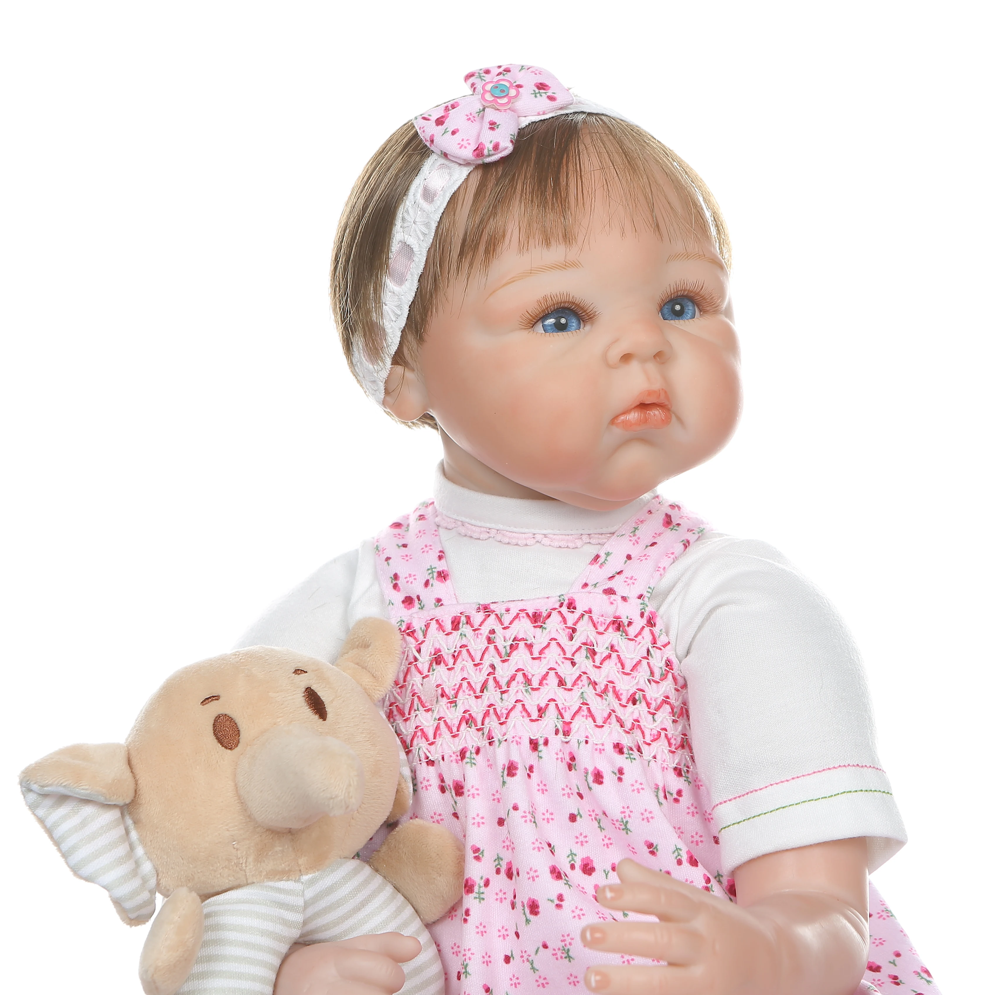 NPK 55 см От 0 до 3 месяцев настоящий ребенок bebe realitic reborn Реалистичная кукла младенец