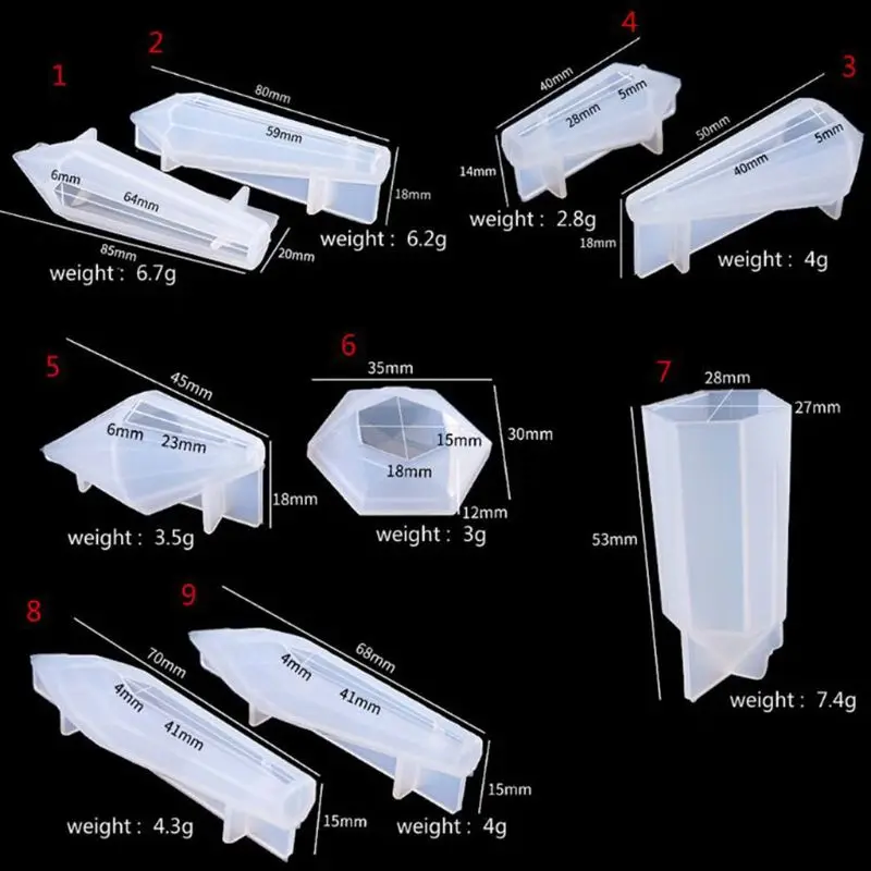 13 шт. в комплекте маятник силиконовые формы для литья, конической формы для эпоксидной смолы, смола, подвеска в виде каменного маятника с