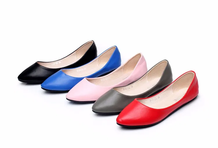 Женская Ретро Большие размеры 46, 45, новые модные женские туфли, с острым носком и Для женщин Повседневное обувь c плоской подошвой для вождения синий серый, черный цвет высокого качества без застежки; зимняя обувь; женские туфли-лодочки с