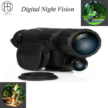 

Tactical Monocular Infrared Digital Night Vision Goggles 5X40 Night Vision Scope Takes Photos Video Hunting 200m Telescope