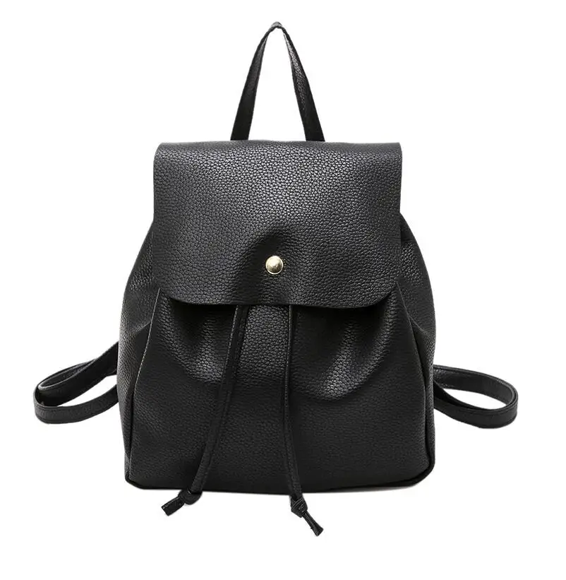 2017 New fashion wild trendy mini backpack girl womens bag designer backpack women black ...