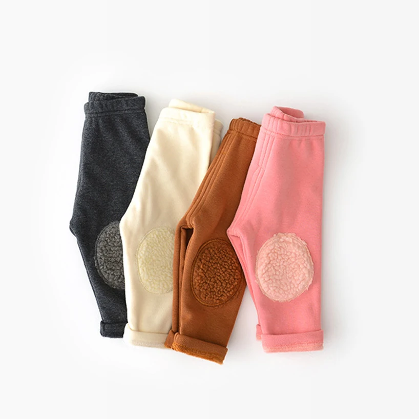 

0-3Yrs boy/girls warm pants baby casual winter pants toddler Thicken warm Leggings trousers for girl newborn pants sports